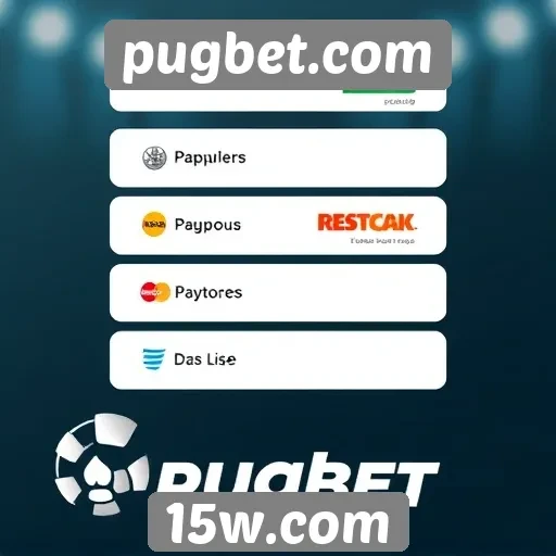 Métodos de pagamento disponíveis no pugbet