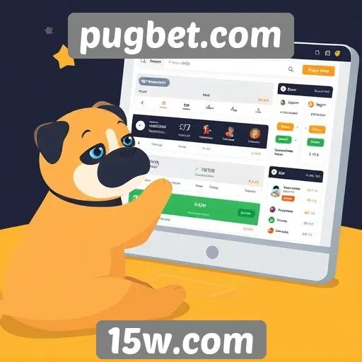 Interface do usuário no site pugbet.com